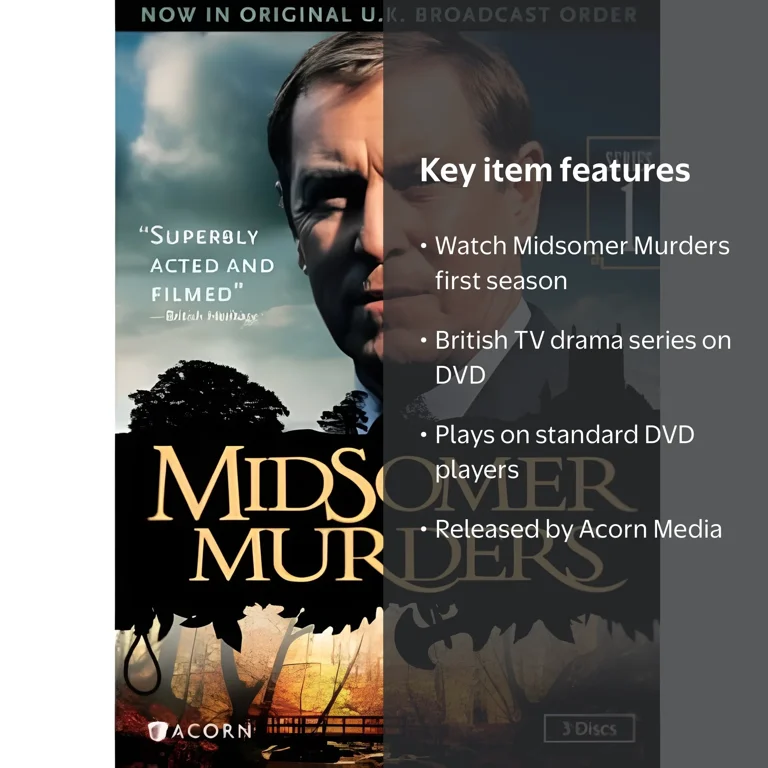 Midsomer Murders: Series 1 (DVD), Acorn, Drama - Walmart.com