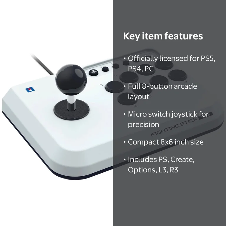 HORI Fighting Stick Mini for PS5, Officially Licensed by Sony
