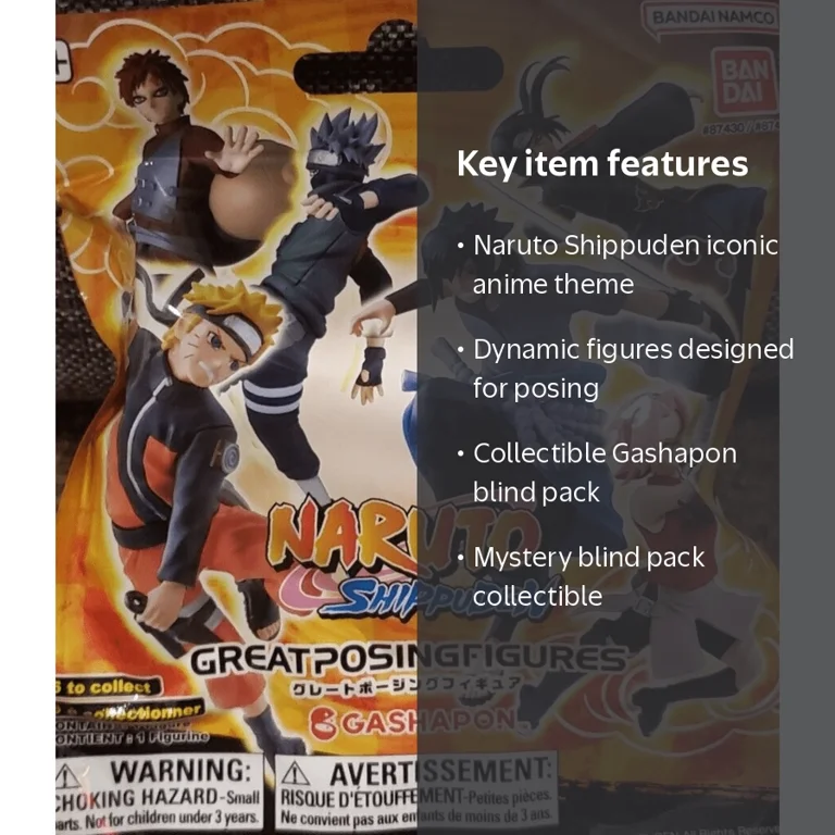 Naruto Shippuden Gashapon Great posing figures Blind Pack