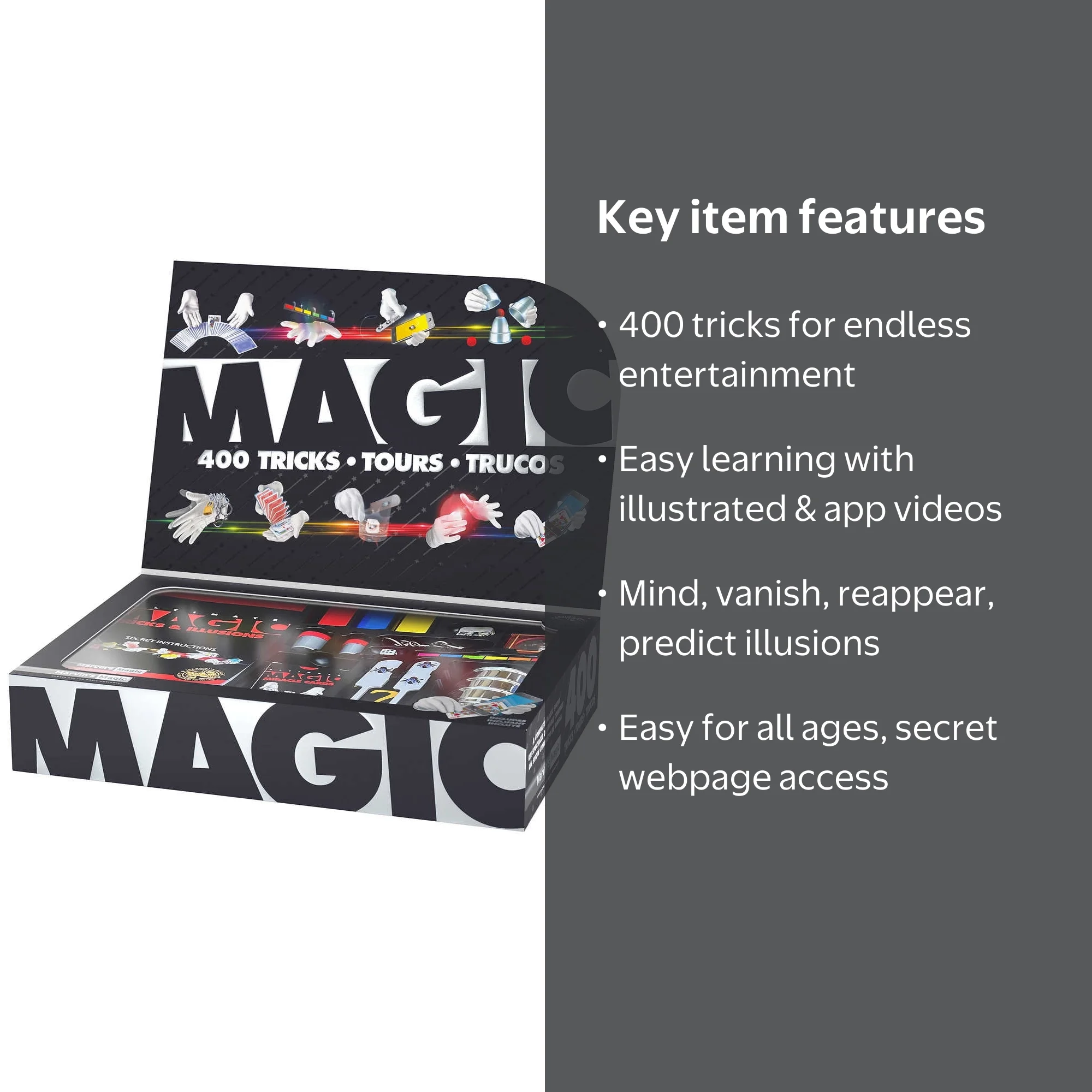 Marvin's Magic Ultimate Adults Mystery Game Kit Set: 400 Magic