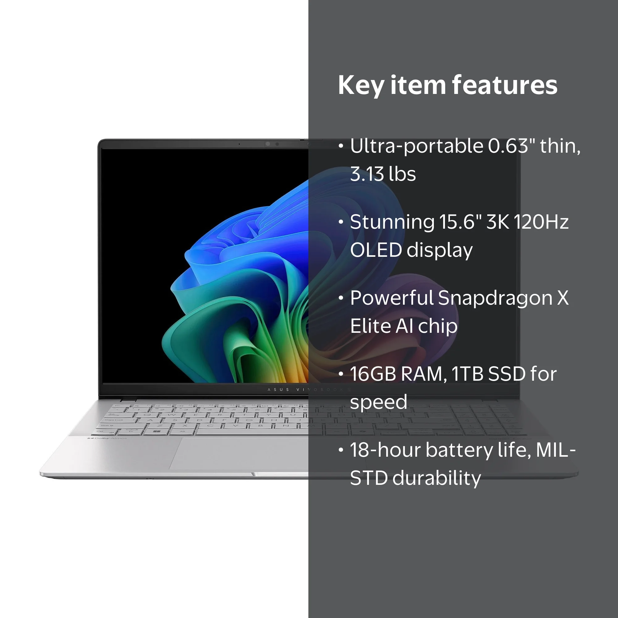 ASUS Vivobook S 15 PC Laptop, 15.6