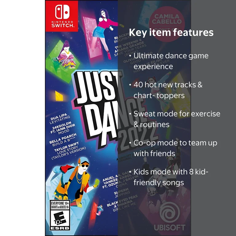 Ubisoft, Just Dance 2022, Nintendo Switch, 40 Tracks - Walmart.com