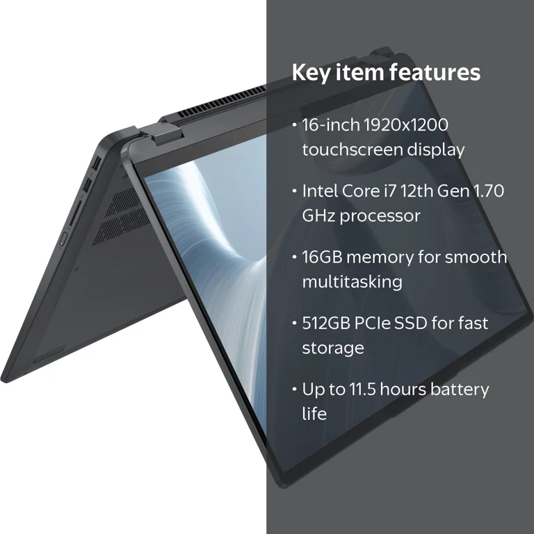 超美品 Lenovo ノート Core i7 12th, メモリ16/512Gb Lenovo Laptop Computer IdeaPad Flex 5, 16