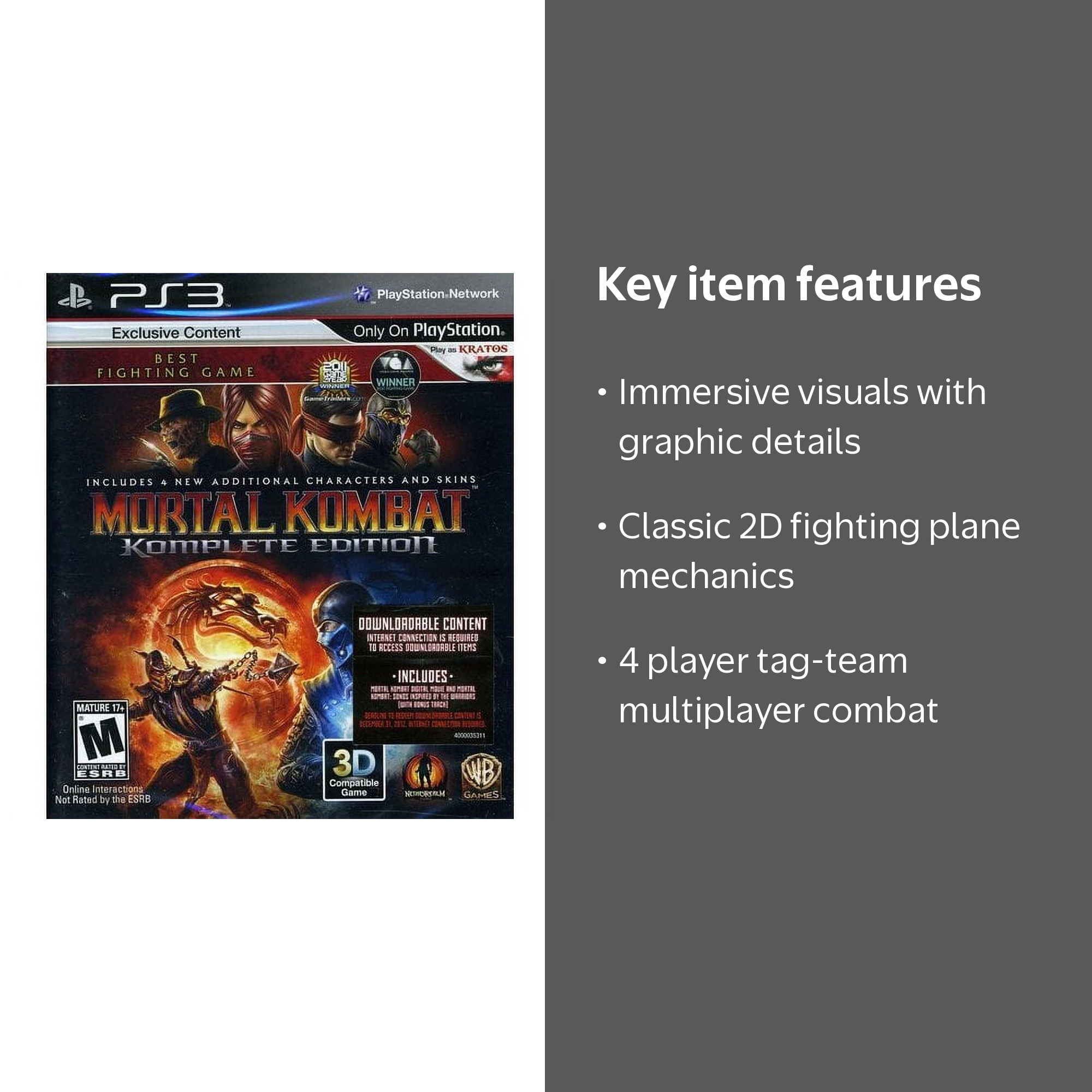 Mortal Kombat Komplete Edition (Greatest Hits) - PlayStation 3