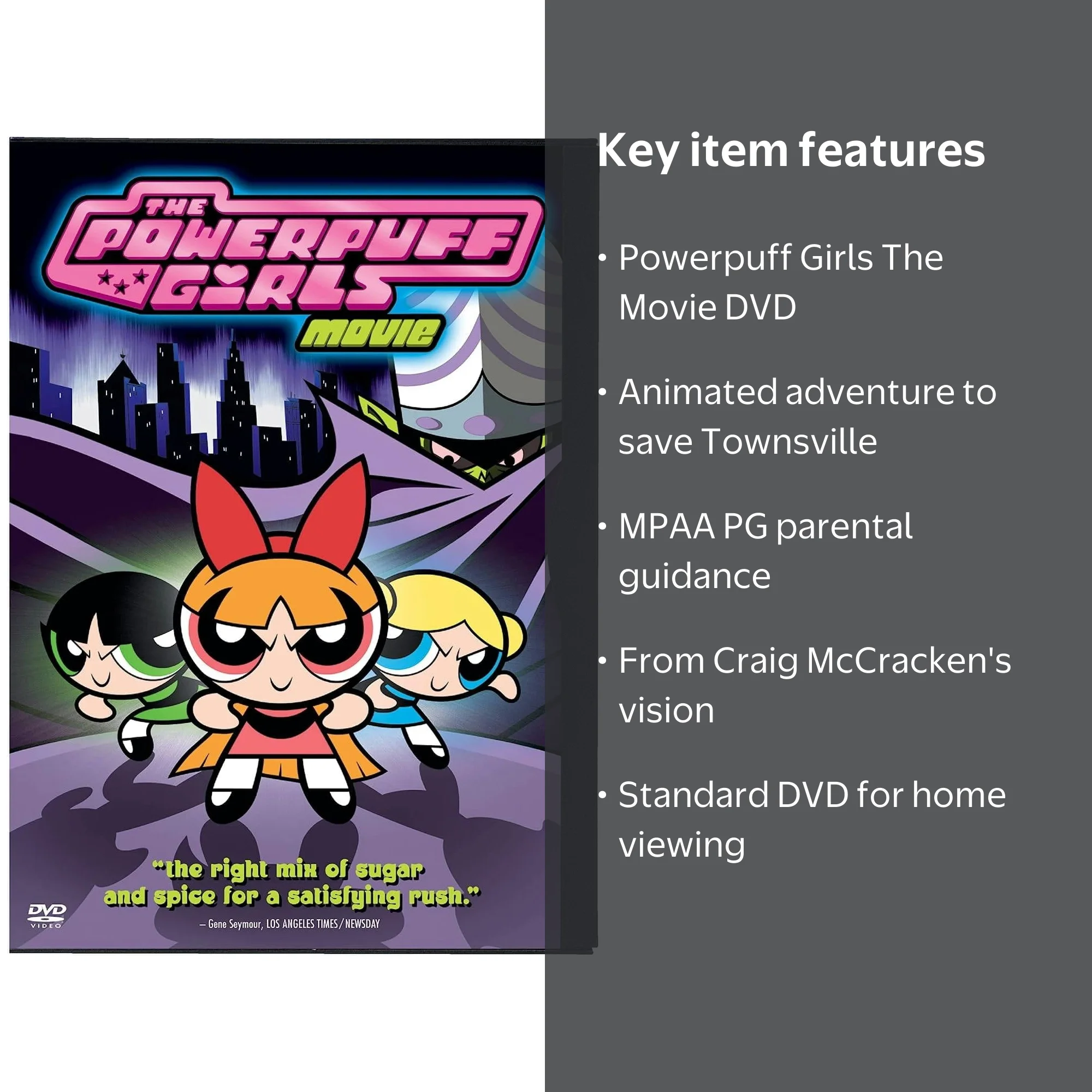 Cartoon Network: Powerpuff Girls: The Movie (DVD) - Walmart.com