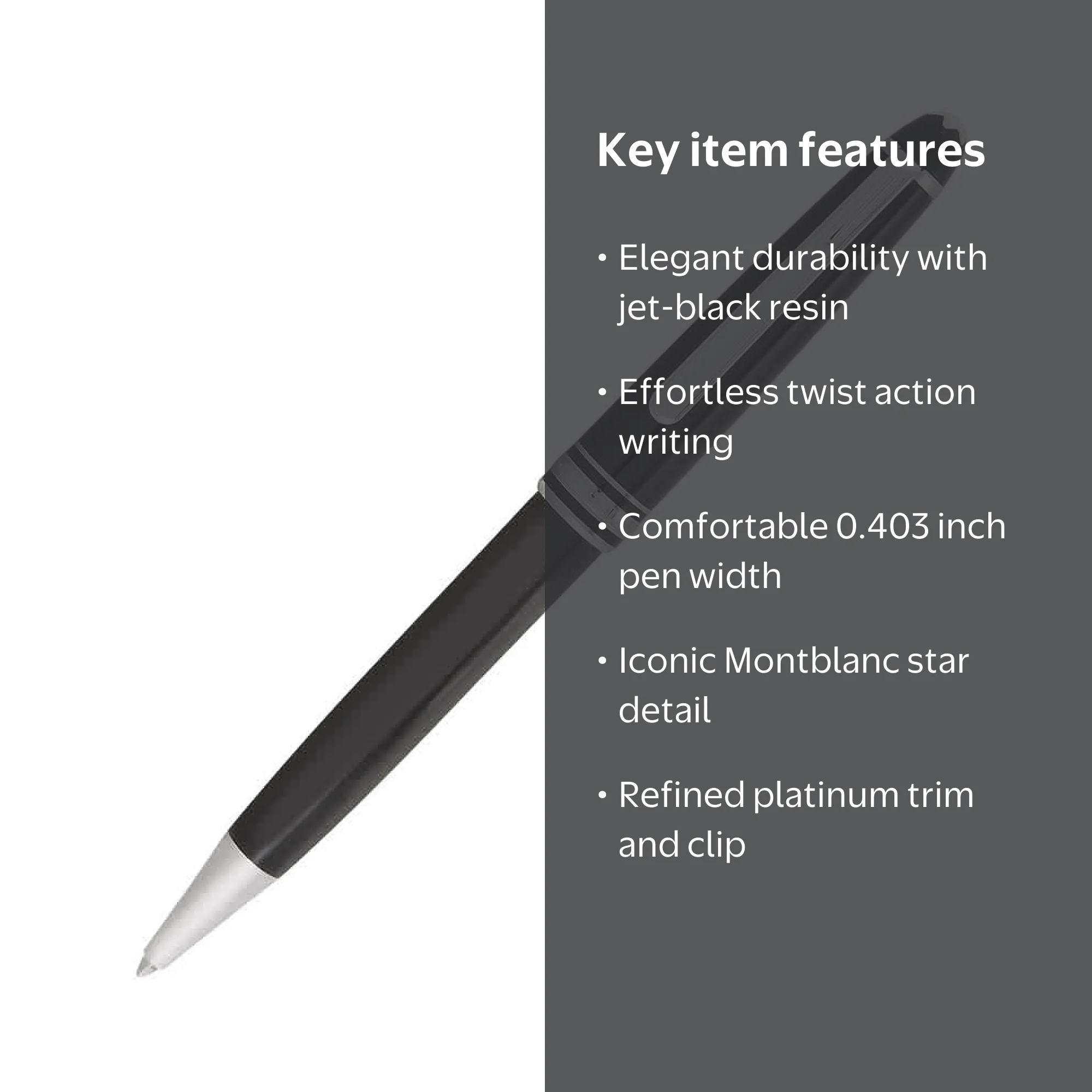 Montblanc Platinum Finish Meisterstuck Classique Ballpoint Pen 164