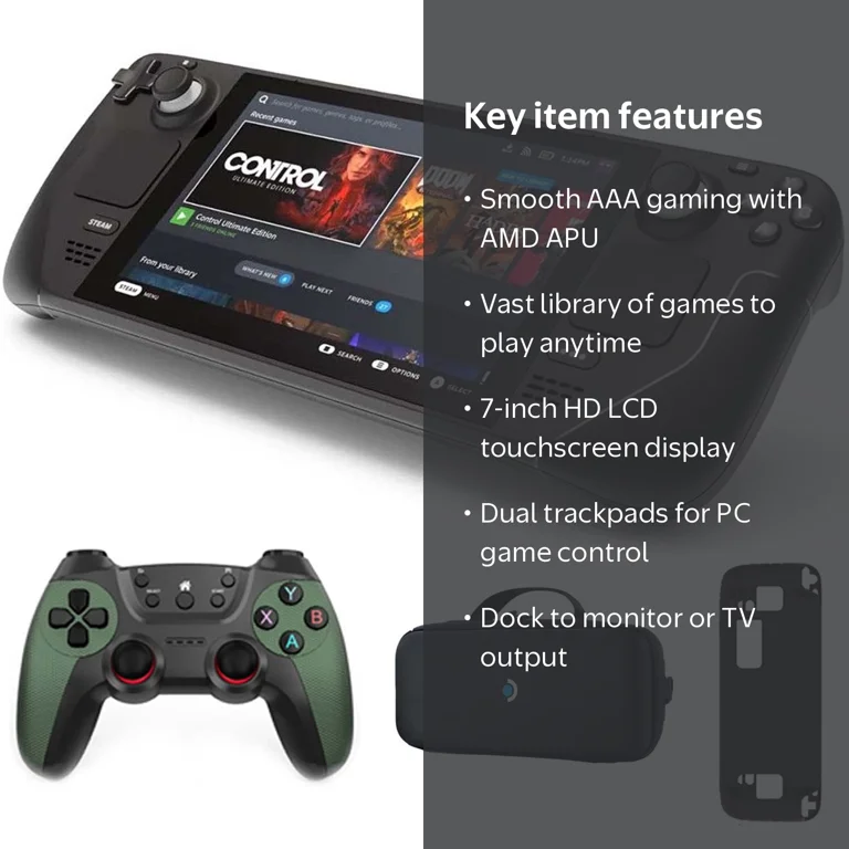 Valve Steam Deck 256GB Handheld Gaming Console, 1280 x 800 LCD