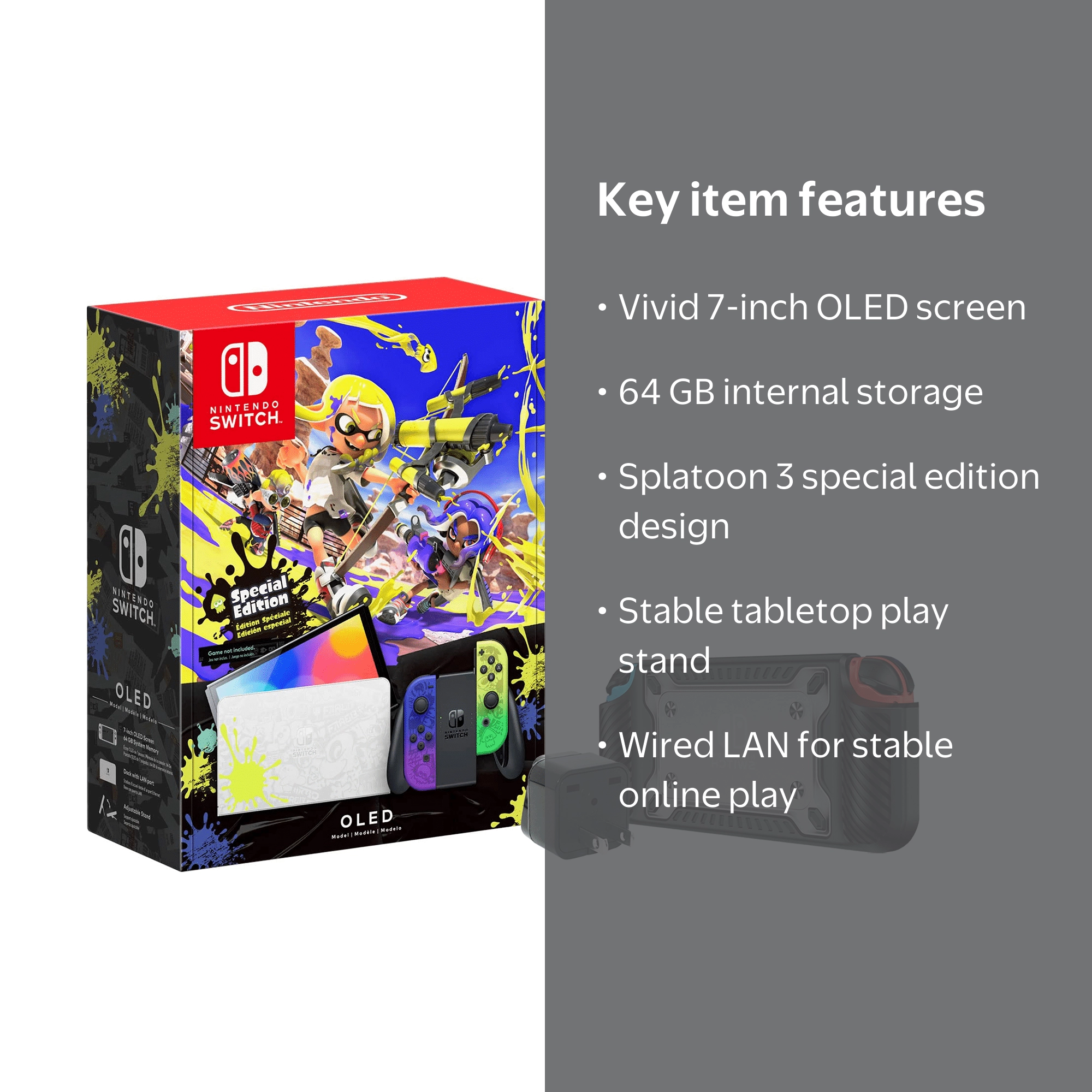 Nintendo Switch – OLED Model Splatoon 3 Special Edition