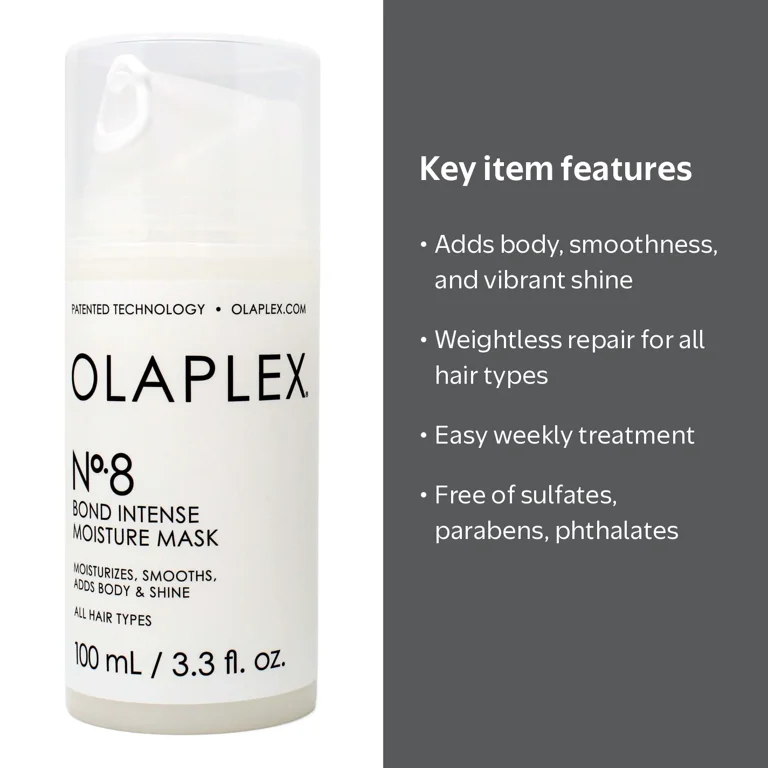 Olaplex No. 8 Bond Intense Moisture Mask, 3.3 oz- Repairs