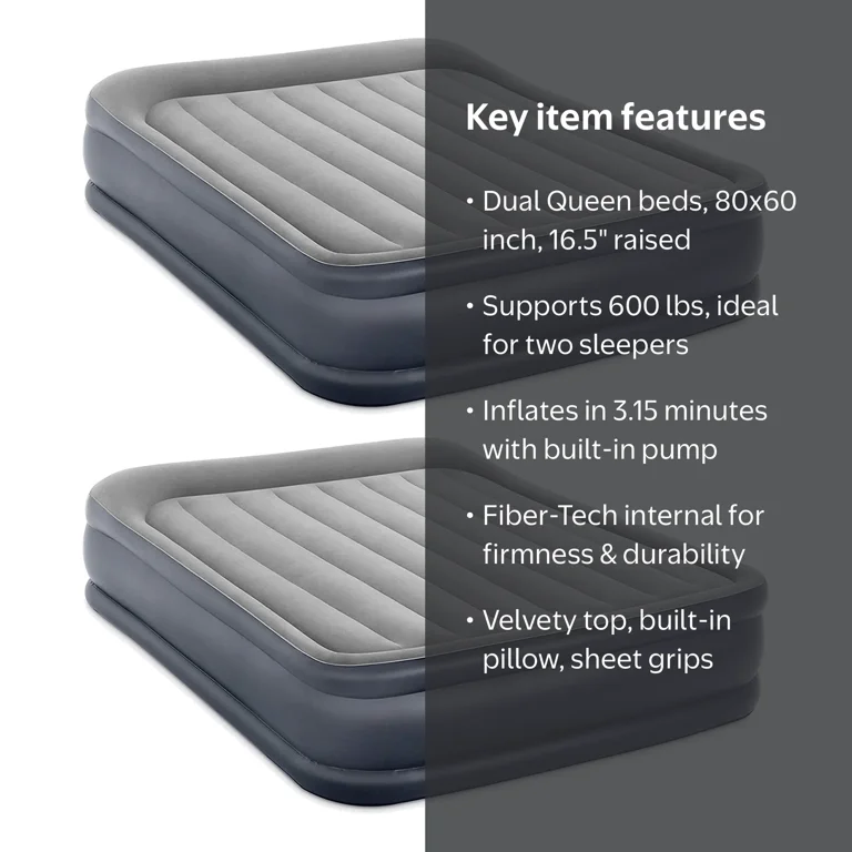 Intex, Air Mattress, Queen, 16.5