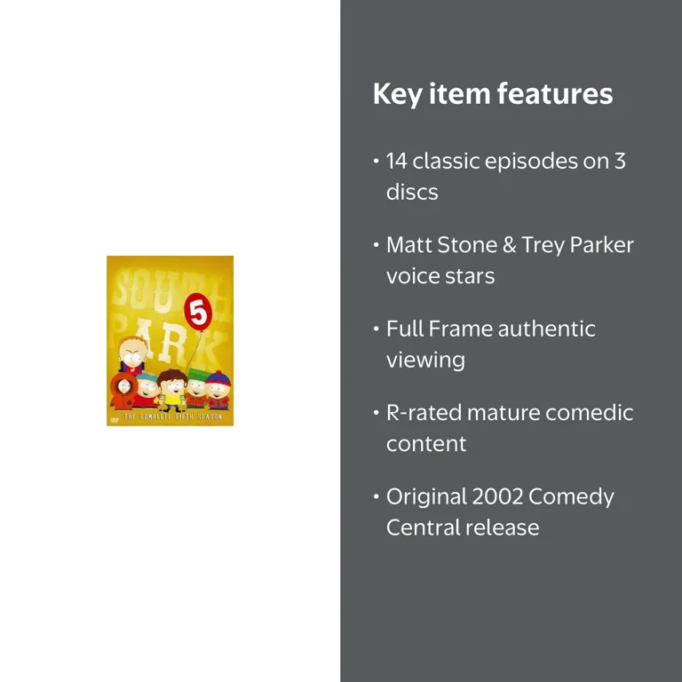 South Park: The Complete Fifth Season, 3-Disc Collector's Edition