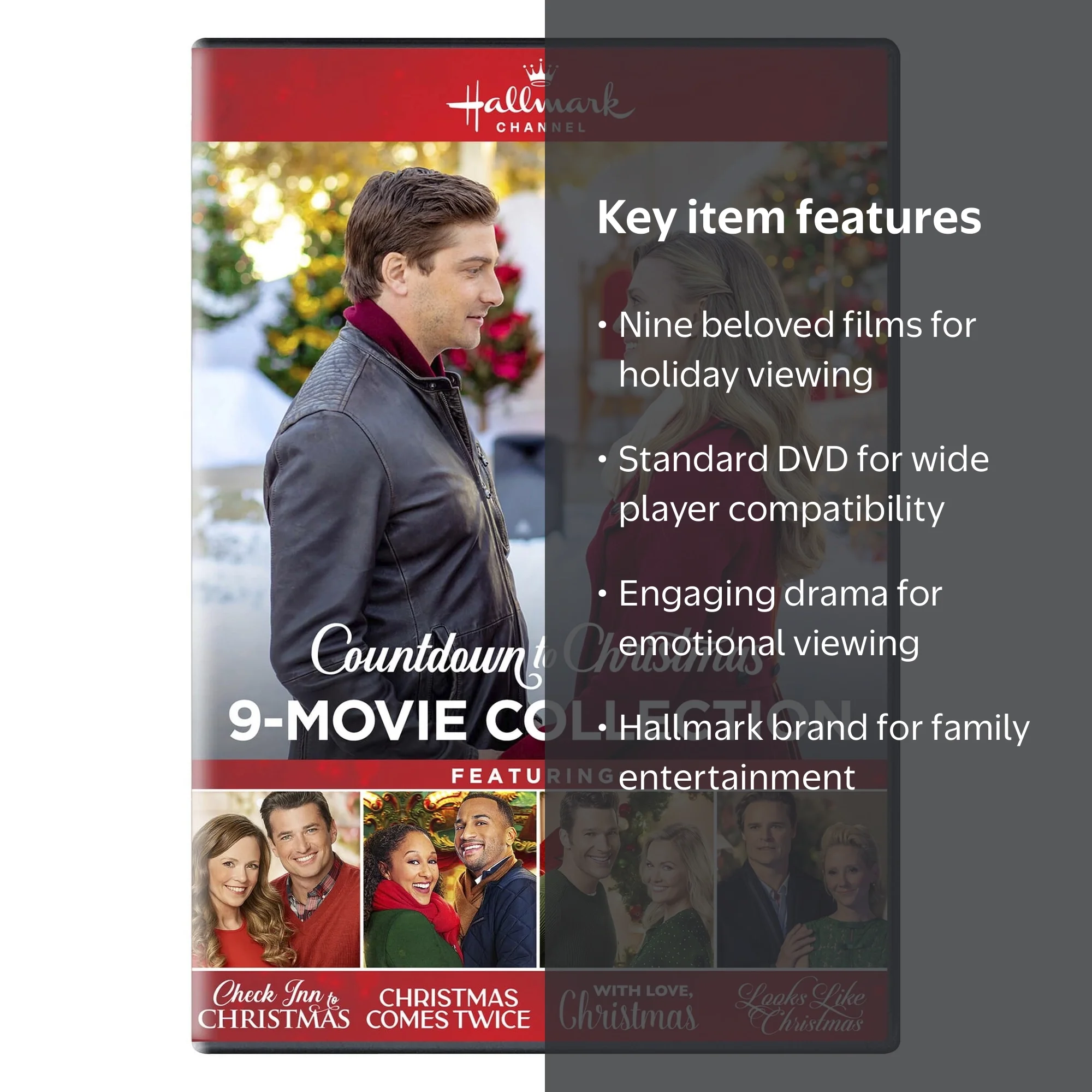 Countdown to Christmas 9-Movie Collection DVD, Hallmark Drama