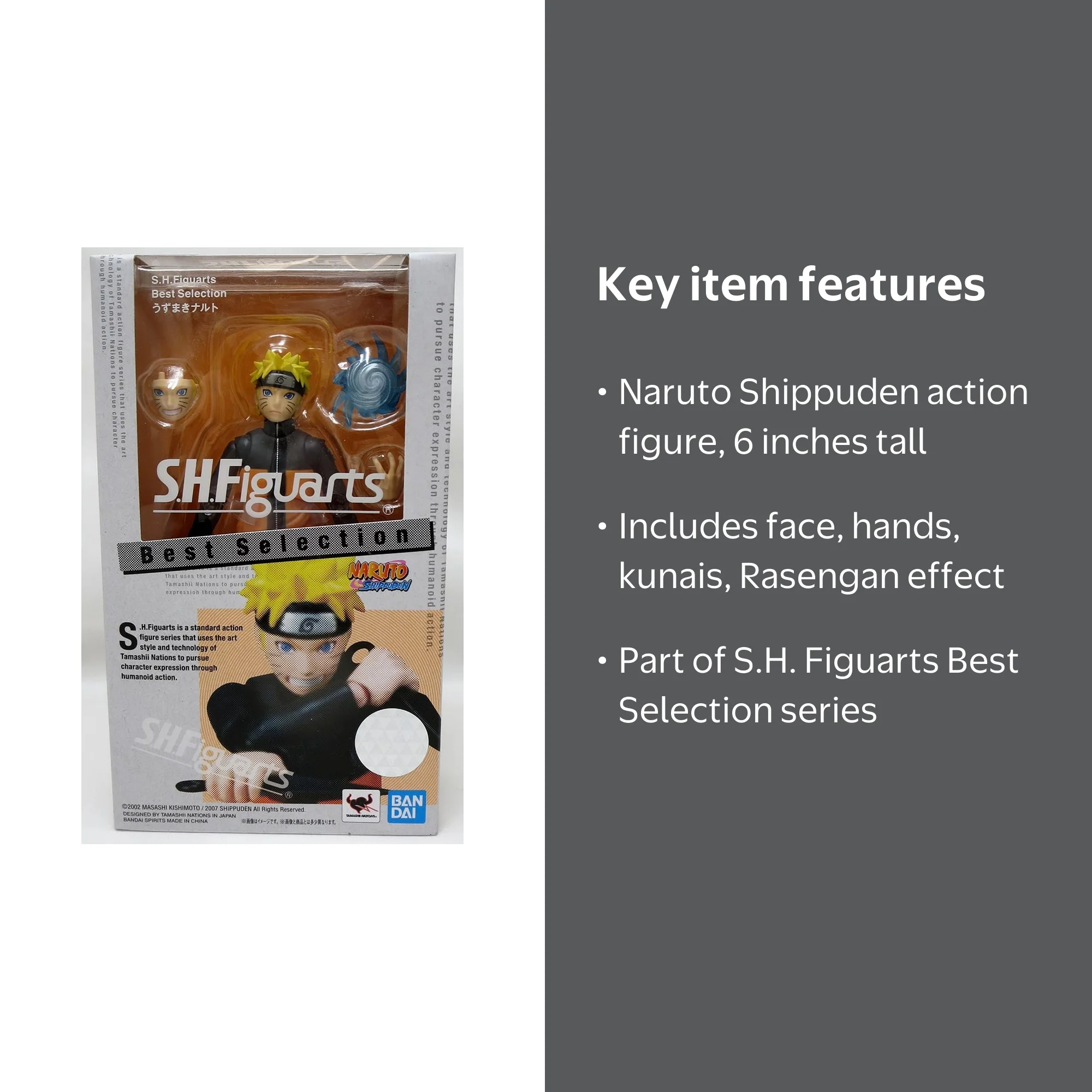 BANDAI HOBBY, Naruto Shippuden S.H. Figuarts Best Selection