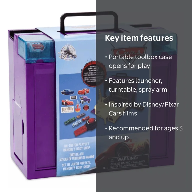 Disney Parks Ramone's Body Shop On-the-Go Play Set – Cars