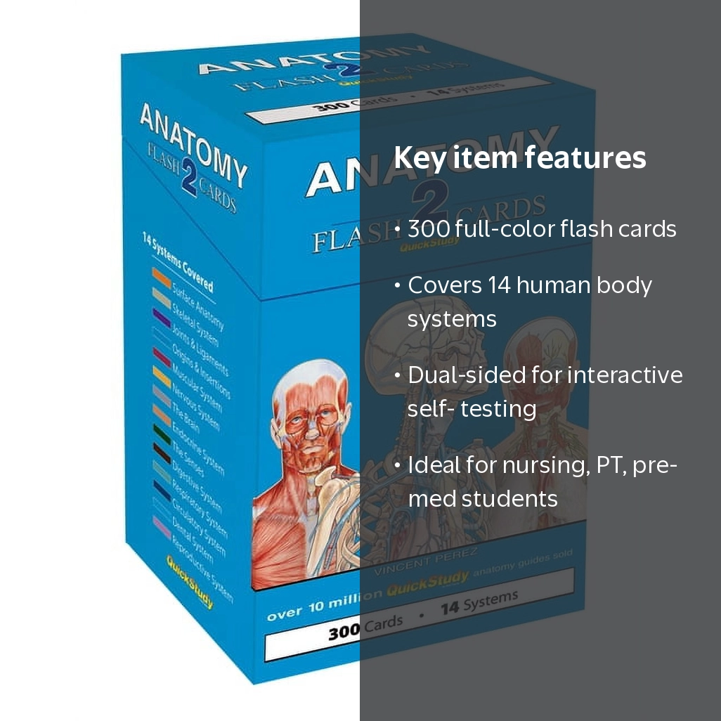 Anatomy 2 Flash Cards: A Quickstudy Reference Tool (Other
