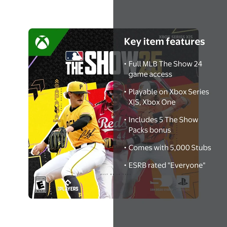 Free Shipping! Microsoft MLB The Show 25 Standard Edition Digital