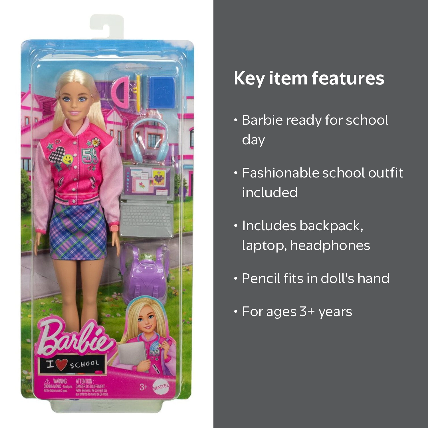 Barbie Back to School Doll and Accessories - Walmart.com
