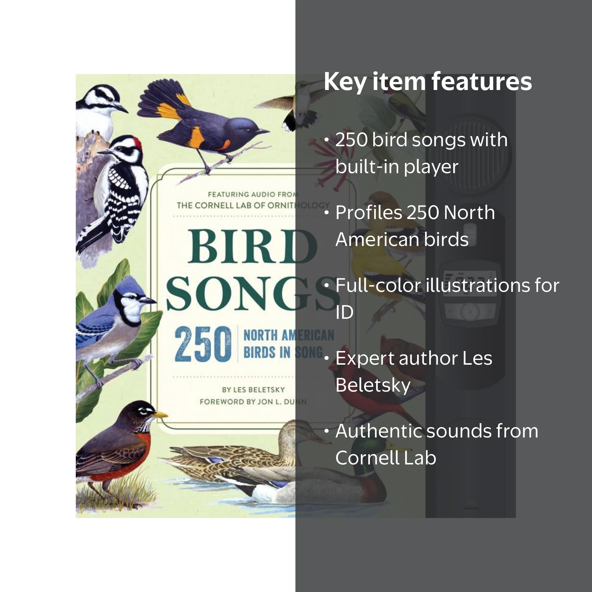 Les Beletsky, Bird Songs, 250 North American Birds in Song