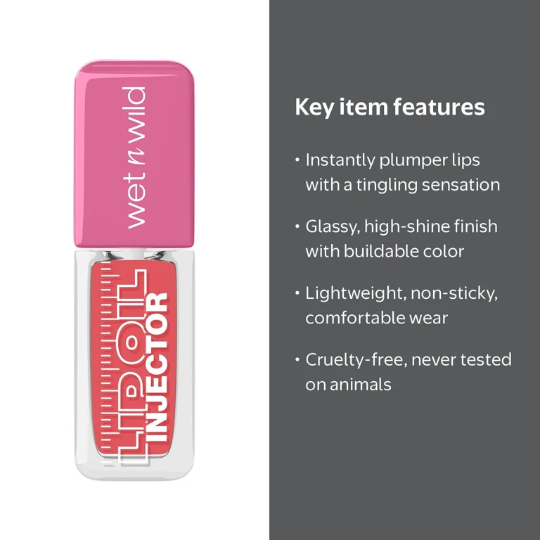 麗華 BEAUTY OIL 18ml×5個 Wet n Wild Lip Oil Injector, Just a Hint, 0.23 fl oz - Walmart.com
