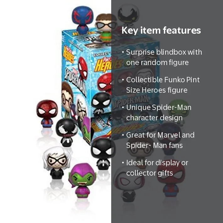 Funko Pint Size Heroes Marvel Spider-Man Blindbox Action Figure