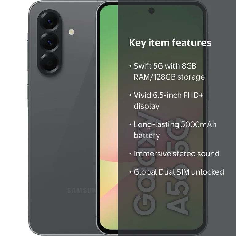 Samsung, Galaxy A56 5G Smartphone, 8GB RAM 128GB, Gray - Walmart.com