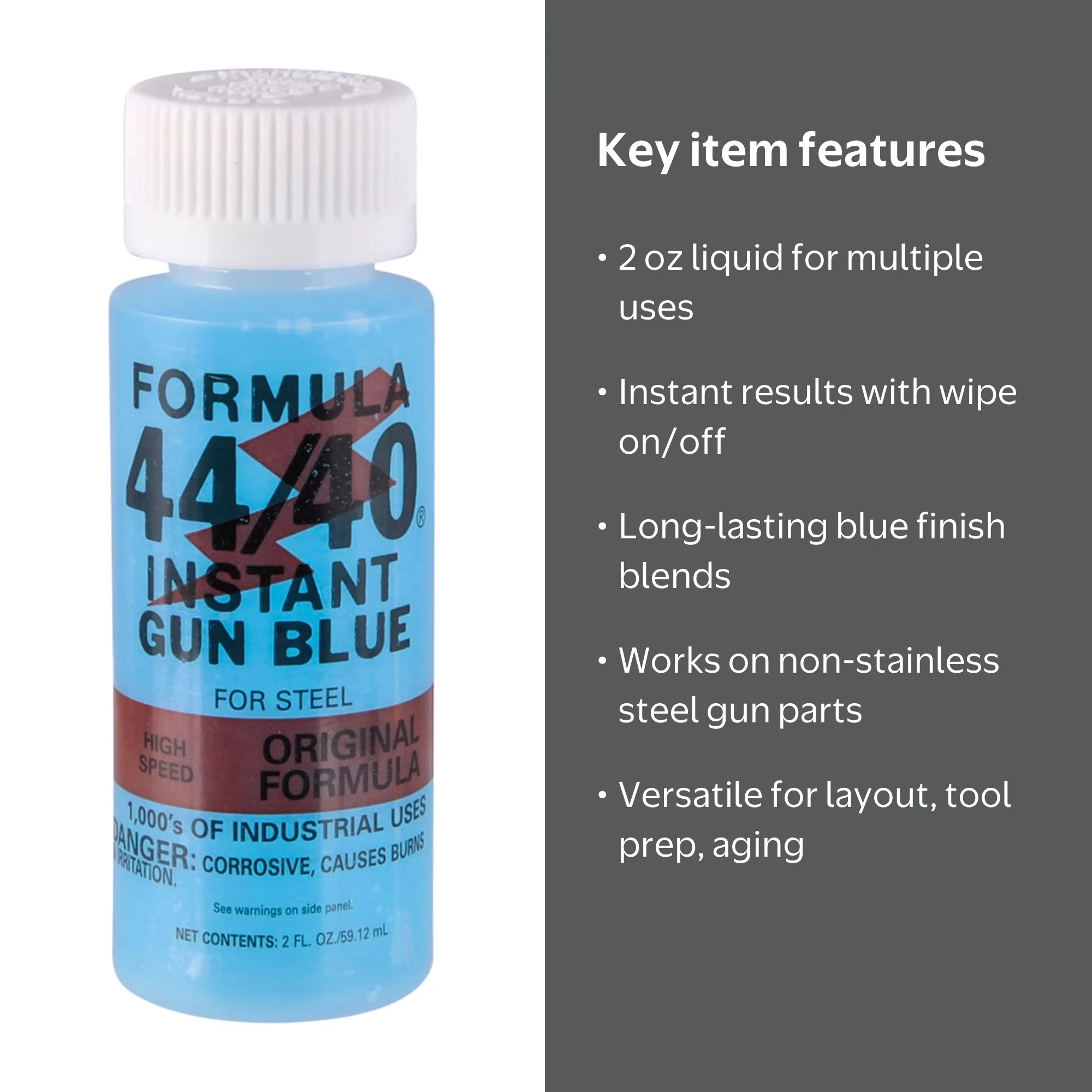 Brownells Formula 44/40 2 oz. Cold Gun Blue Bluing Liquid