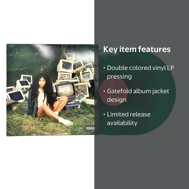 RCA, Vinyl Music Album, SZA CTRL Limited Double Colored Vinyl LP