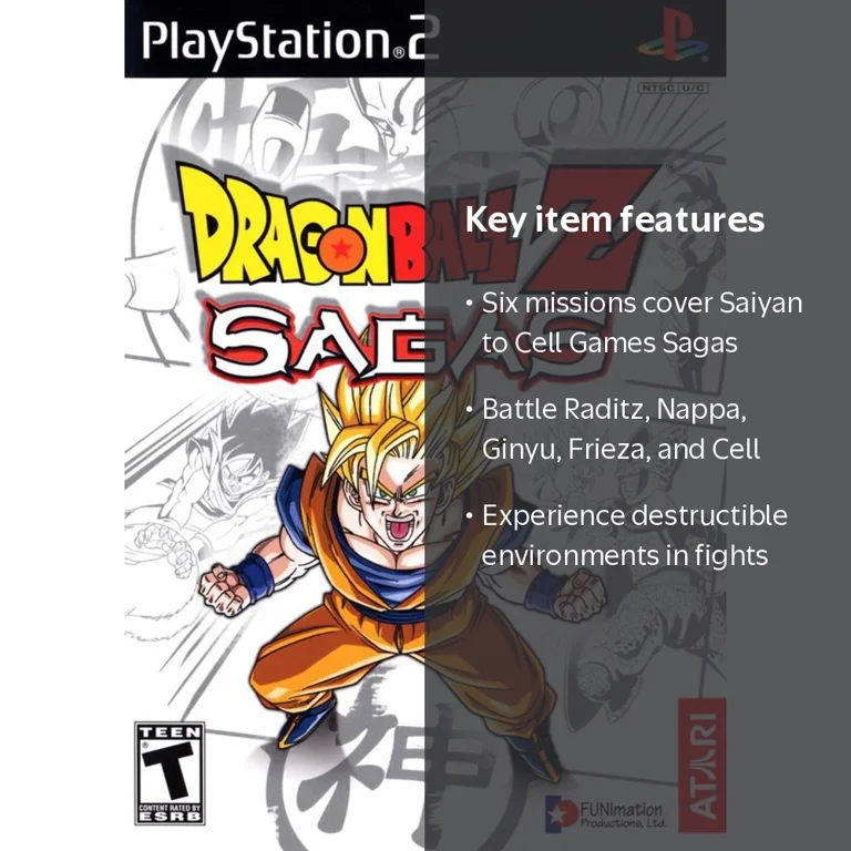 Dragon Ball Z: Sagas - PlayStation 2 - Walmart.com