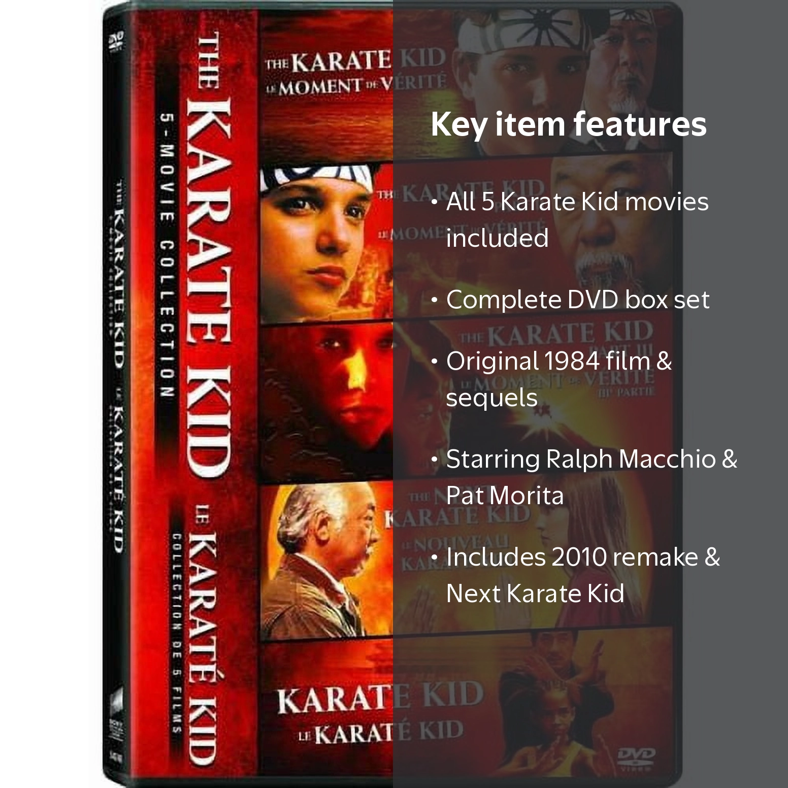 Unknown, The Karate Kid 5 Movie Collection DVD Box Set with Cobra