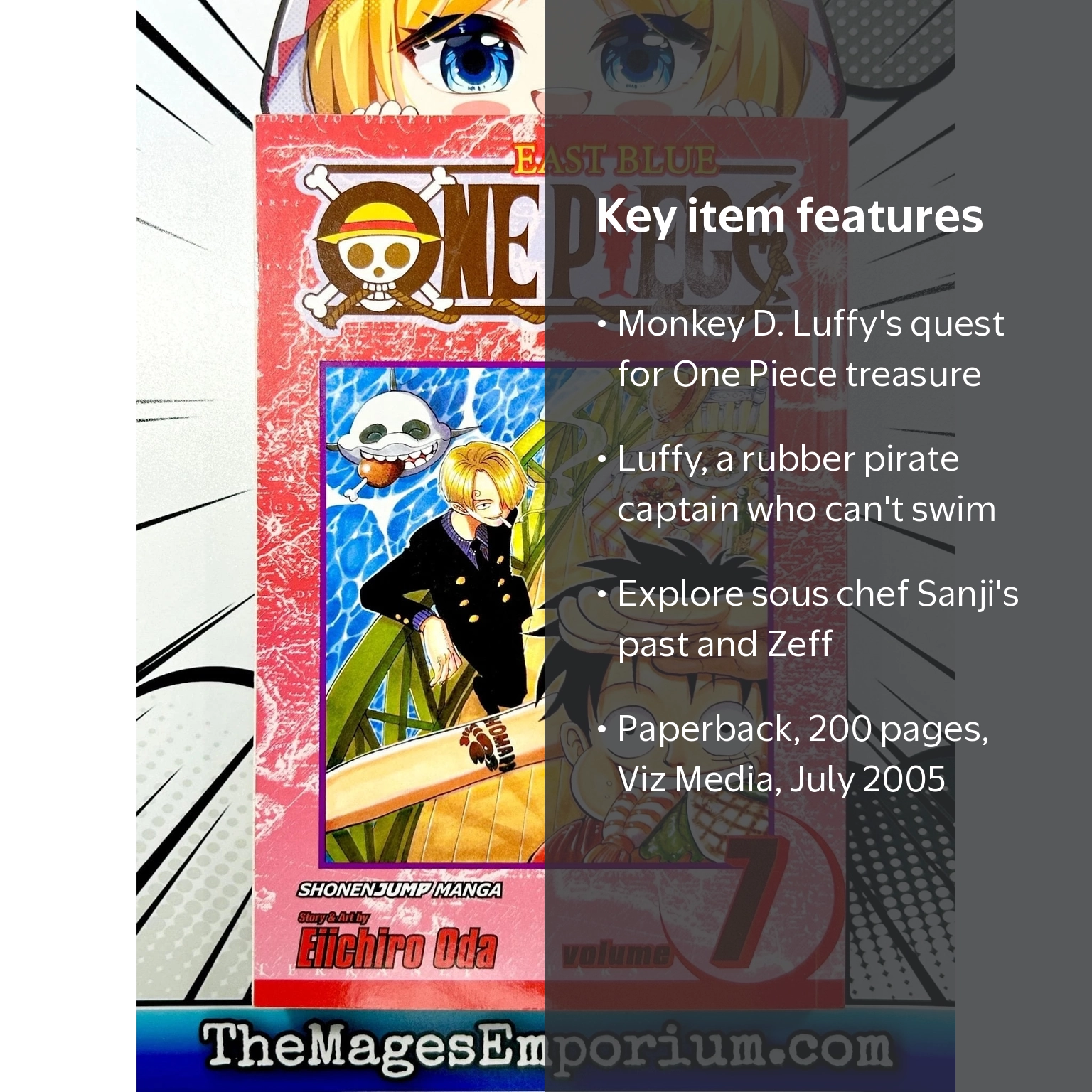 One Piece One Piece, Vol. 7: The Crap-Geezer, Book 7, (Paperback