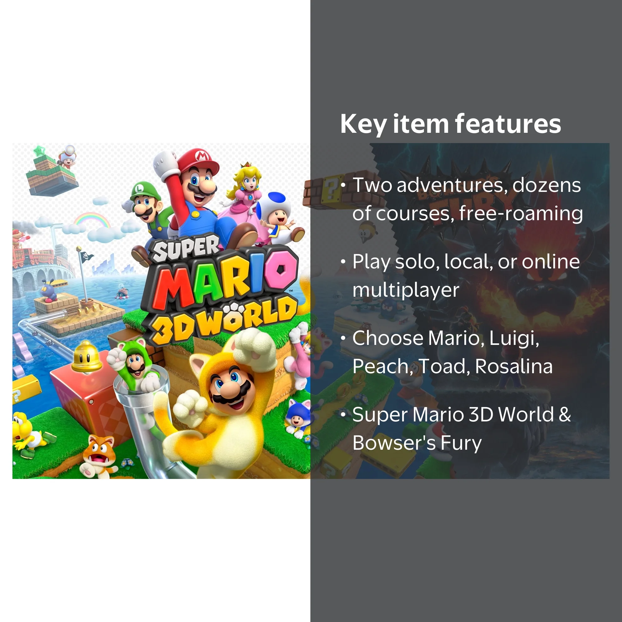 Super Mario™ 3D World + Bowser's Fury - Nintendo Switch [Digital