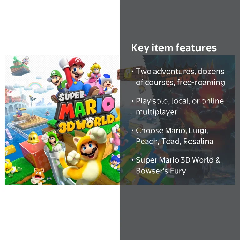 Super Mario™ 3D World + Bowser's Fury - Nintendo Switch [Digital