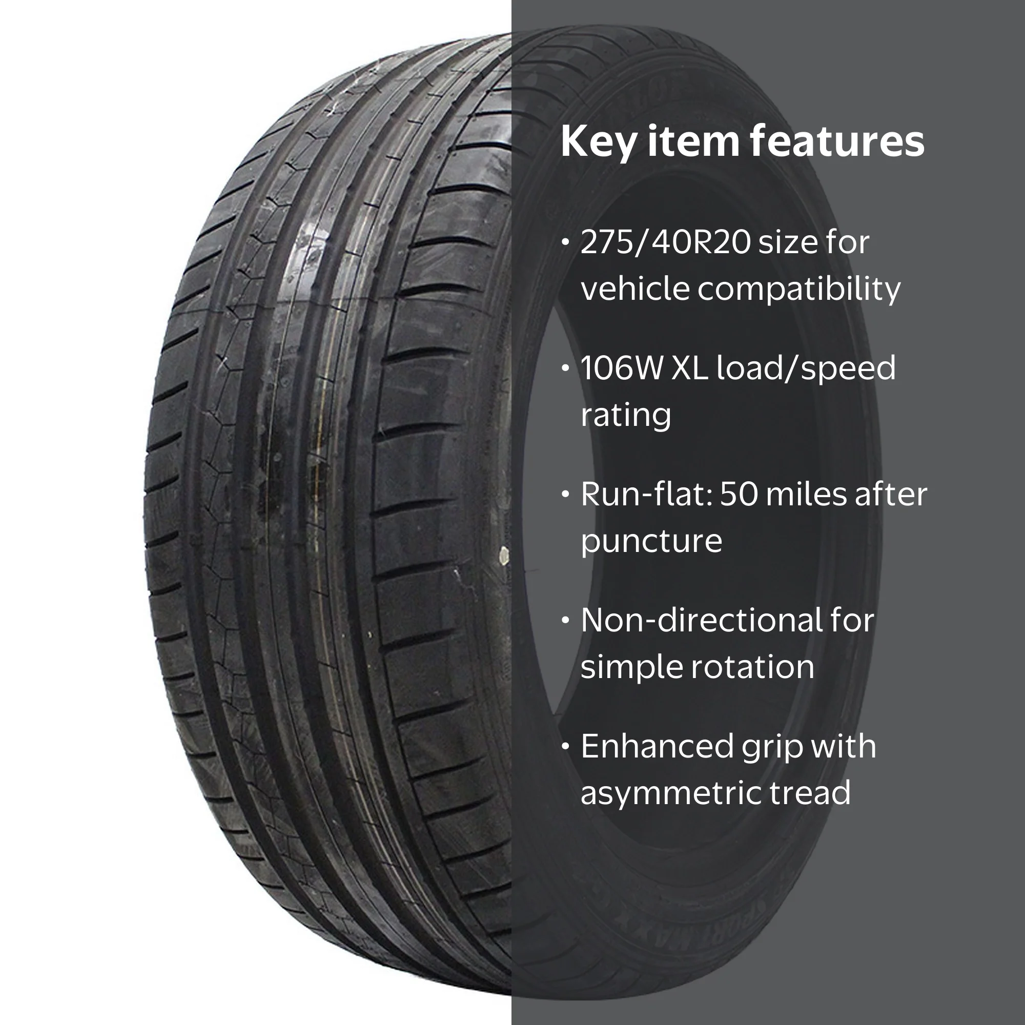 Dunlop SP Sport Maxx GT ROF UHP Summer 275/40R20 106W XL Passenger