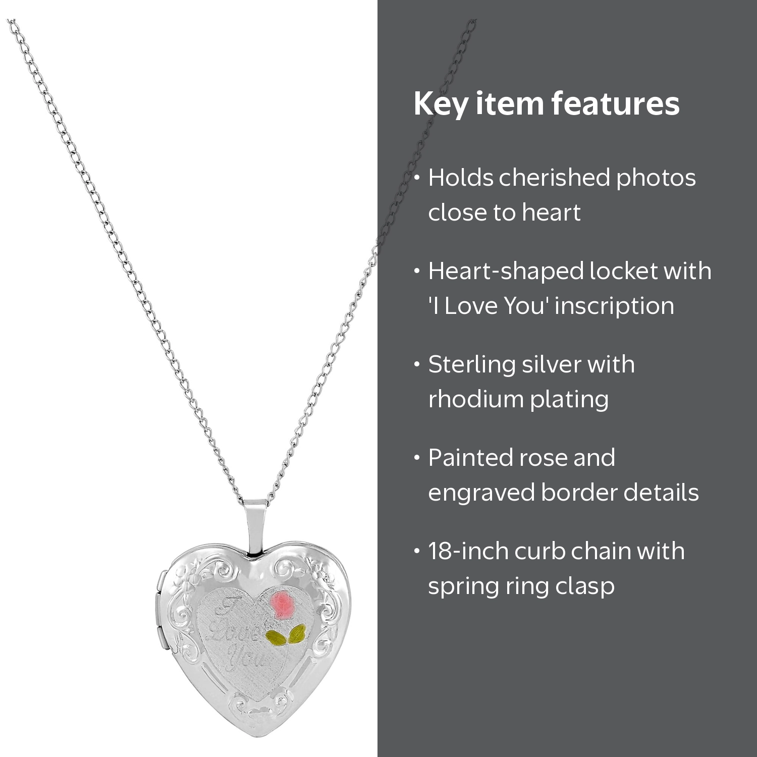 Brilliance Fine Jewelry Sterling Silver 
