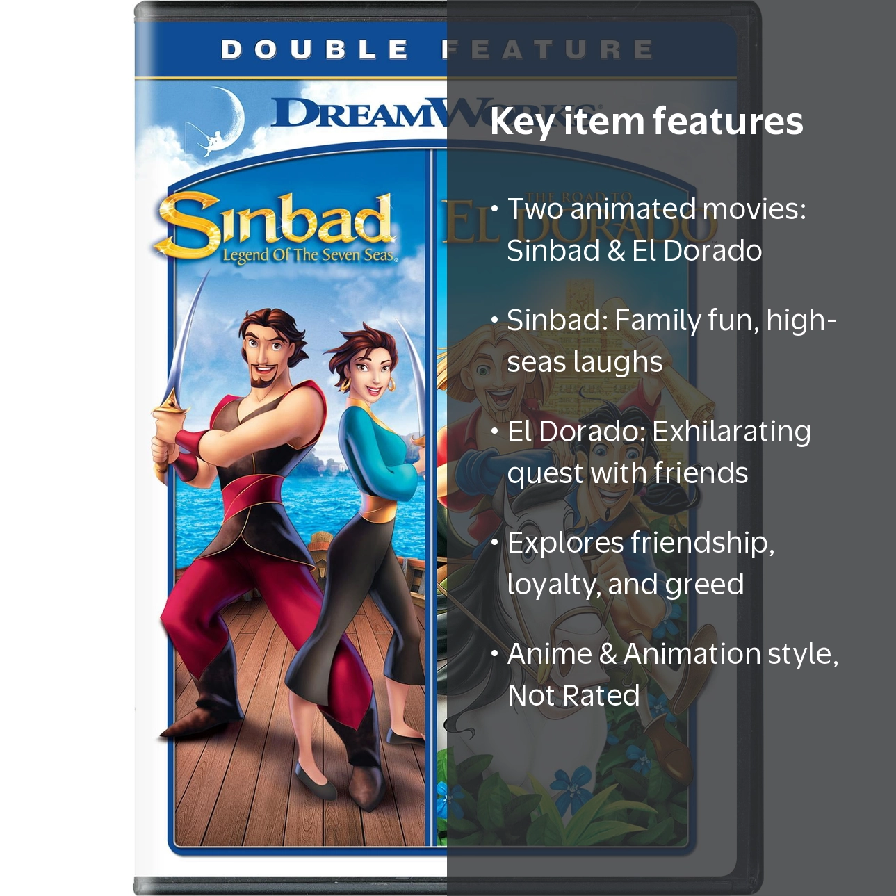 Universal Studios DVD Double Feature: Sinbad Legend of the Seven