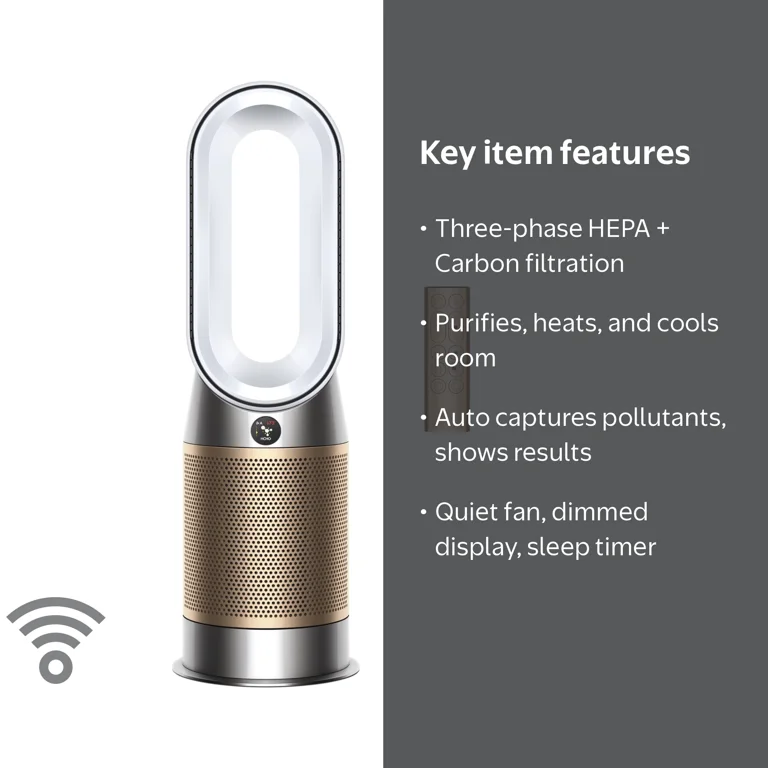 Restored Premium Dyson Purifier Hot+Cool Formaldehyde™ HP09