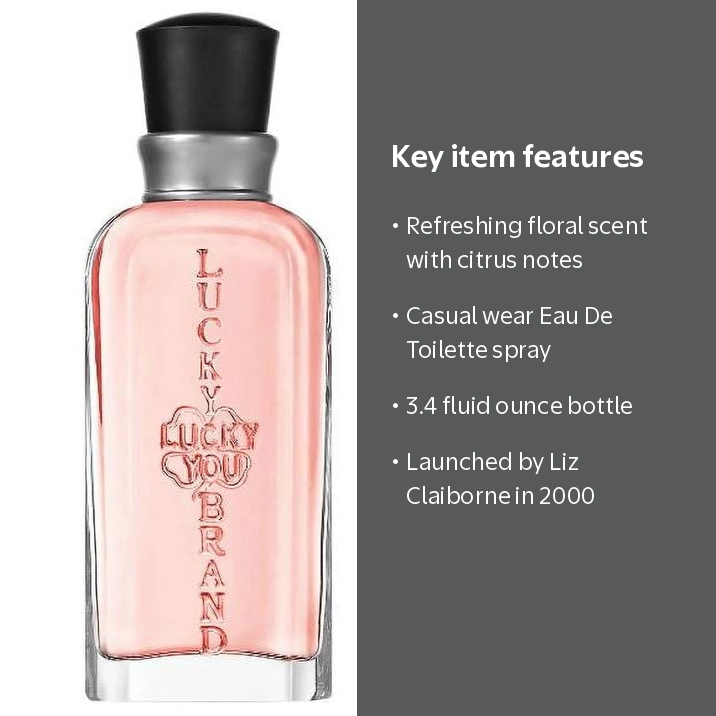 Lucky Brand Lucky You Eau De Toilette Spray, Fresh Floral Perfume
