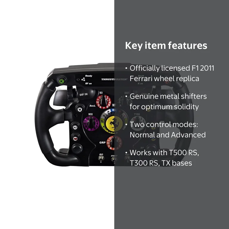Thrustmaster F1 Racing Wheel (compatible w/ PS5, PS5 Pro, PS4