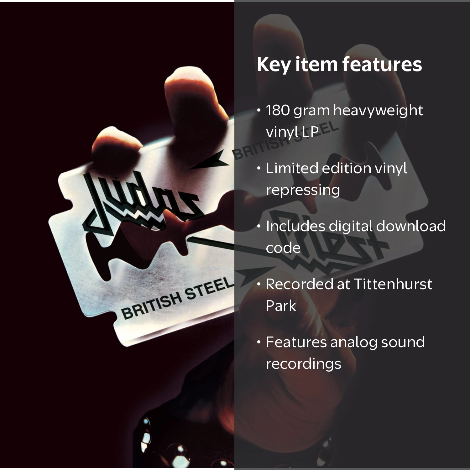 Judas Priest - British Steel - Vinyl, 180gm, Limited Repress +