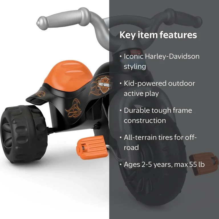 Fisher-Price, Tricycle, Multi-Terrain Tough Trike, Toddler Toy