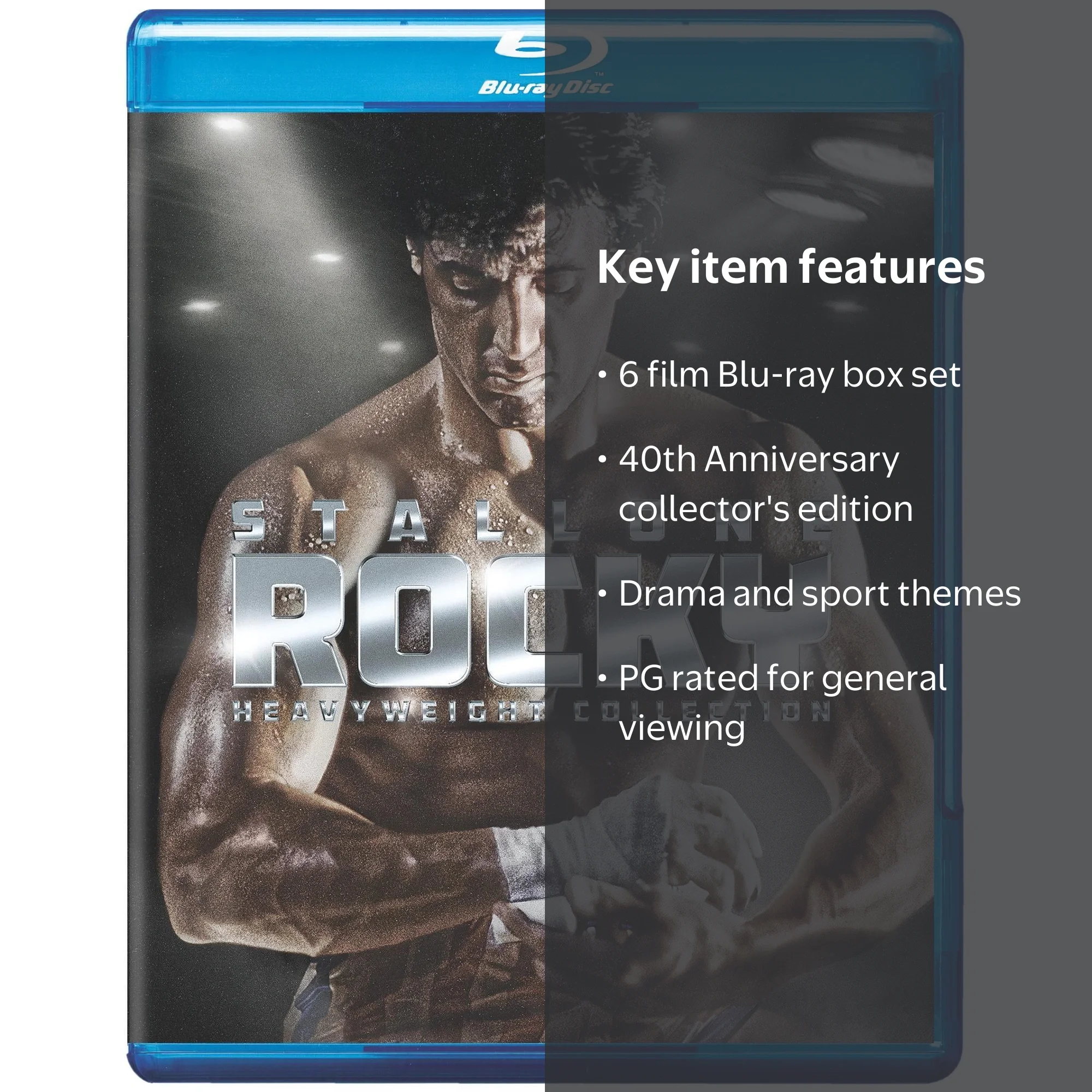 【中古】「非常に良い」Rocky 40th Anniversary Edition / [Blu-ray] [Import] Amazon.com: Rocky Heavyweight Collection(Rocky / Rocky II / Rocky