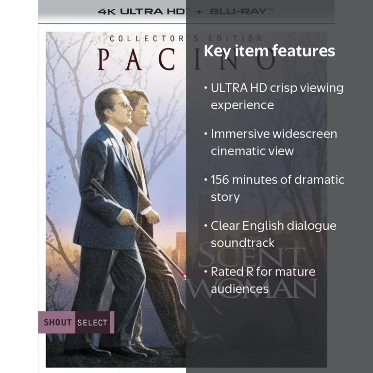 Shout! Factory - Scent of a Woman [ULTRA HD] - Walmart.com
