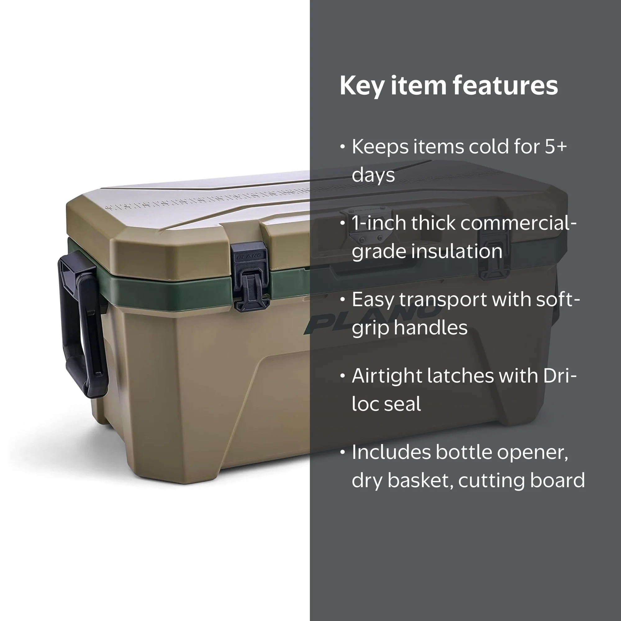 Plano Frost 32 Quart Heavy Duty Cooler w/ Built In Bottle Opener