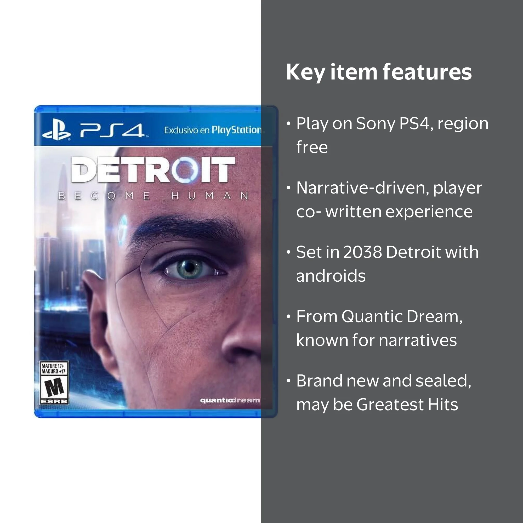 Sony, PlayStation 4, Detroit: Become Human Full Narrative