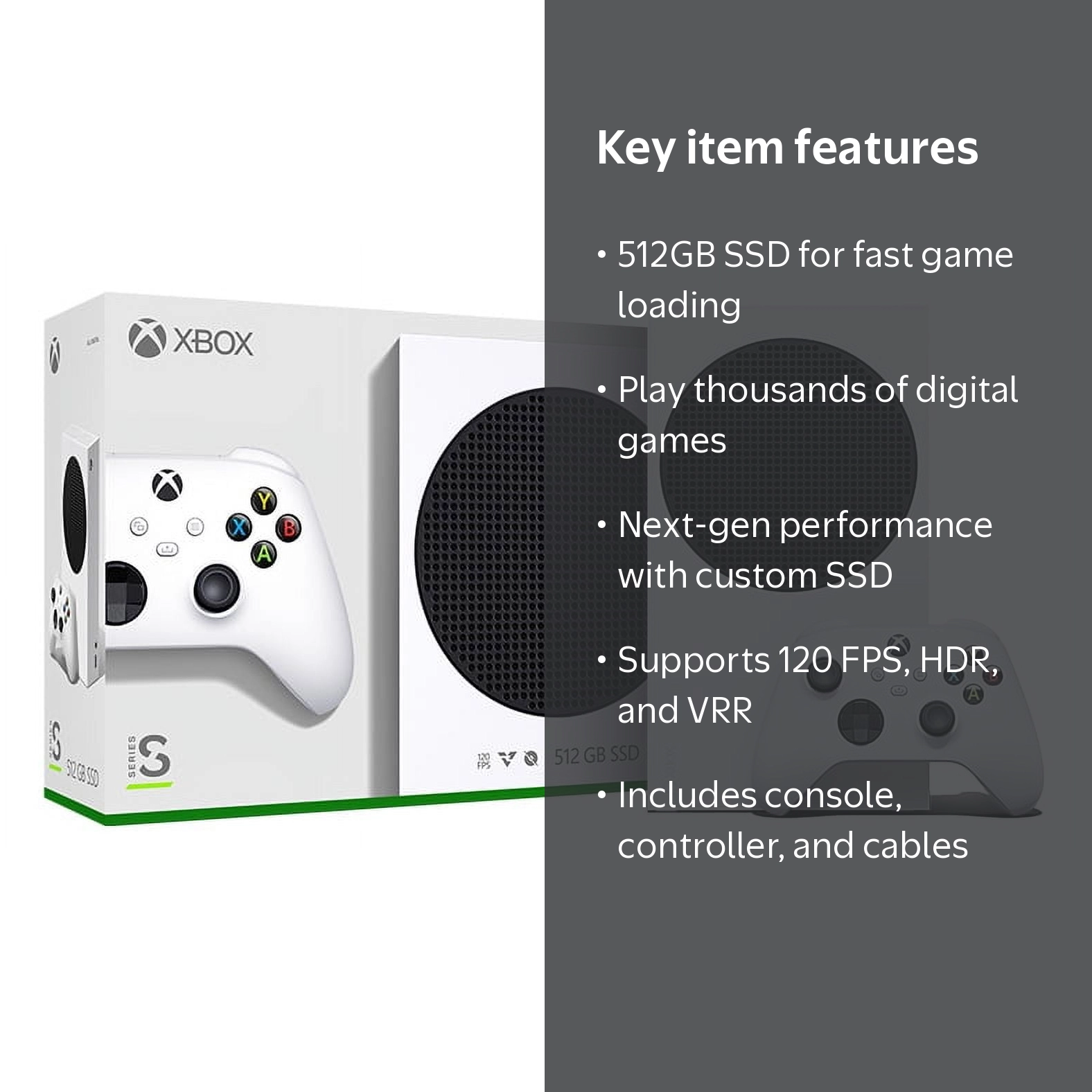 その他 Xbox Series S 512G Walmart Xbox Series S 2020, 512GB SSD, Digital Version with