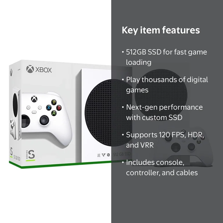 Walmart Xbox Series S 2020, 512GB SSD, Digital Version with Walmart Xbox Series S 2020, 512GB SSD, Digital Version with