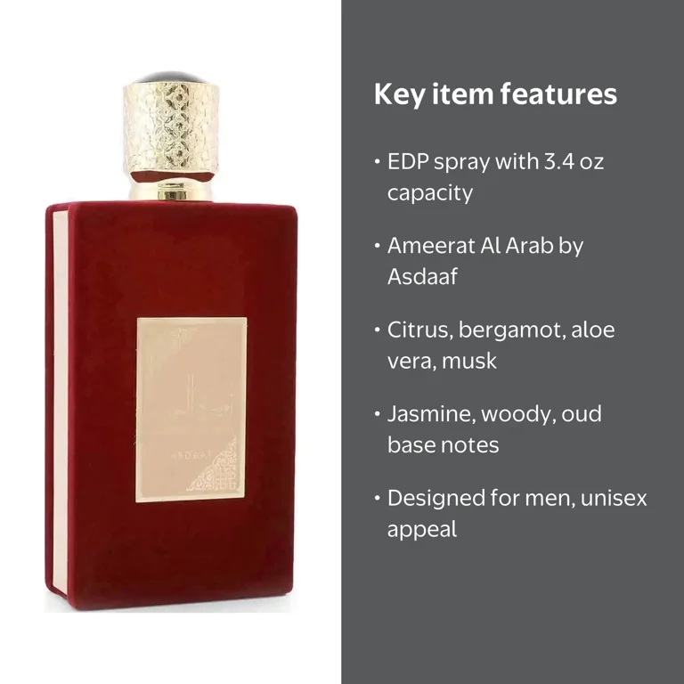 Asdaaf Ameerat Al Arab EDP Spray 3.4 oz For MEN Unisex - Walmart.com