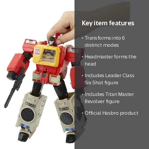 Transformers, Action Figure, Titans Return Six Shot - Walmart.com