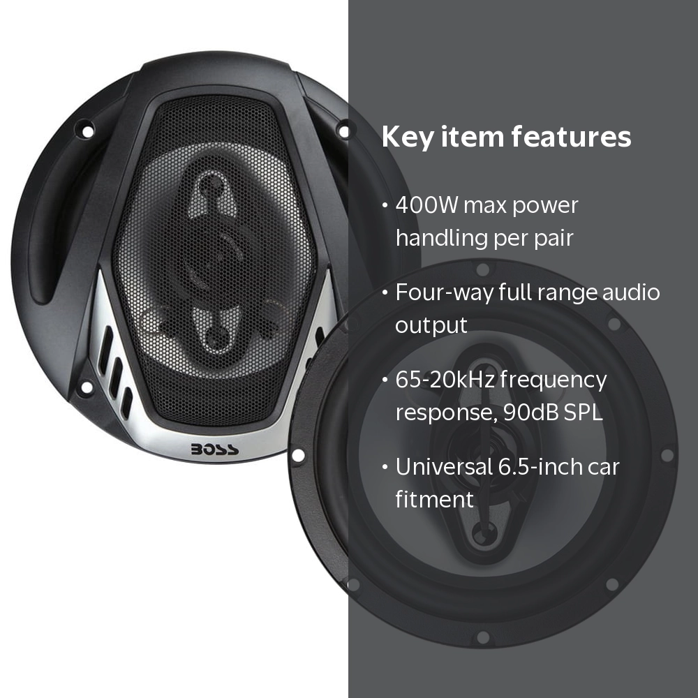BOSS Audio Systems NX654 Onyx 6.5 inch 400W Max 4 Way Car Stereo