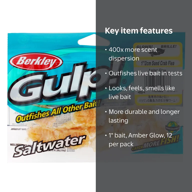 Berkley Gulp! Saltwater Sand Crab Flea Soft Bait - Walmart.com